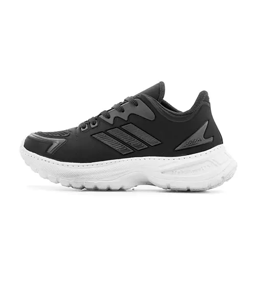 51097  کفش مردانه اسپرت چرم مصنوعی مشکی Adidas