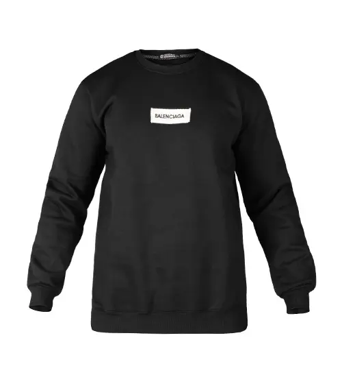 49000  بلوز یقه گرد مردانه نرمال طرح دار اسپان کرم Balenciaga