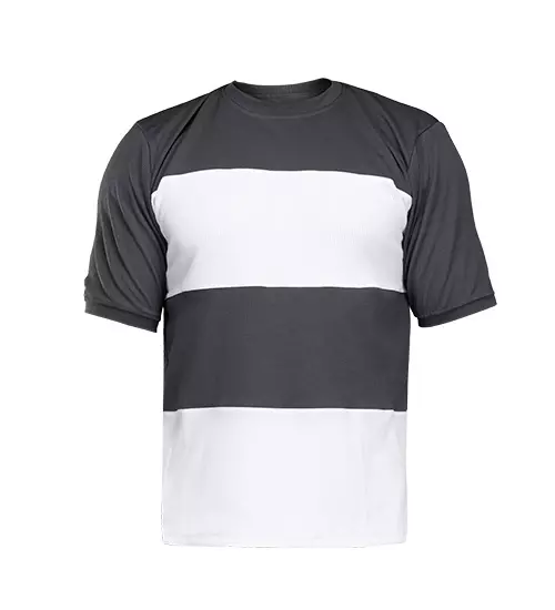48038  تیشرت یقه گرد مردانه نخ پنبه رینگی
