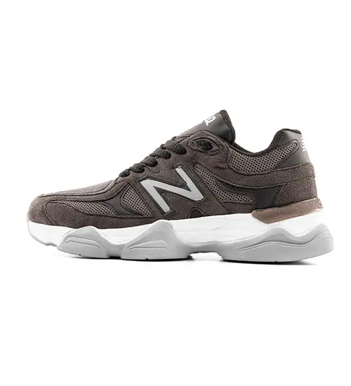 50774  کفش مردانه اسپرت چرم مصنوعی ذغالی New Balance