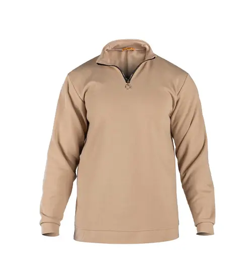 49262  بلوز دورس نیم زیپ مردانه ساده