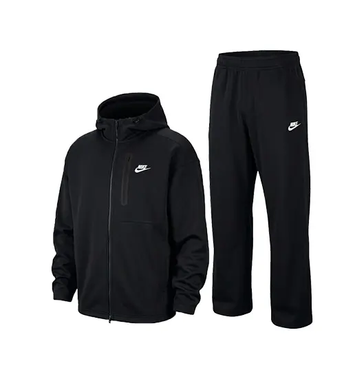 50428  ست سویشرت و شلوار مردانه نرمال ساده اسپان مشکی Nike