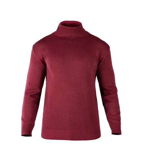 49425  بافت مردانه یقه اسکی فری سایز ساده