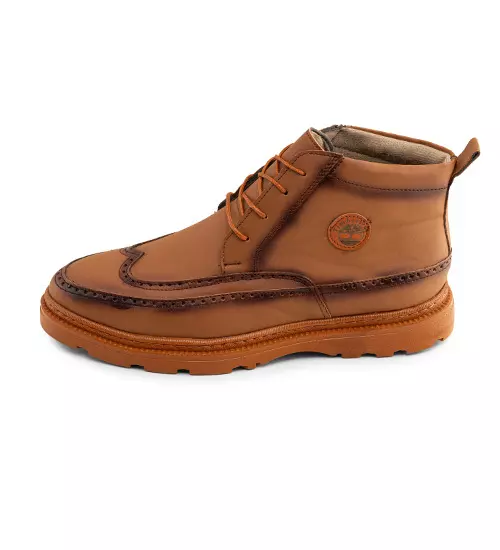 45549  نیم بوت مردانه عسلی Timberland اسپرت بند دار