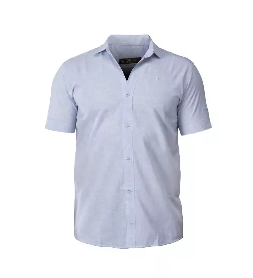 47857  پیراهن اسپرت کنفی ترک مردانه ساده آستین کوتاه Polo