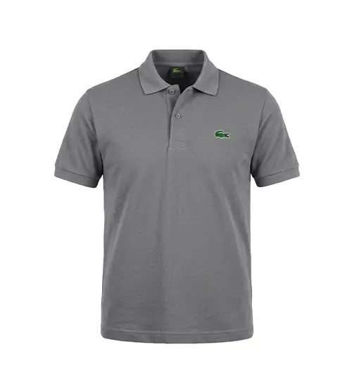 50291  پولوشرت مردانه طوسی جودون ساده Lacoste