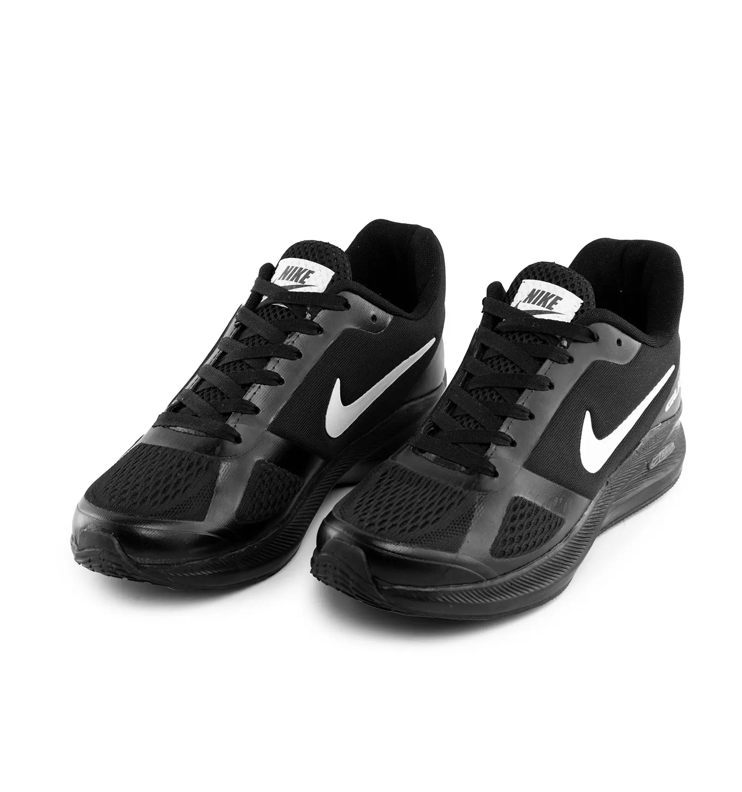 42864  کفش Nike مردانه مشکی بندی چرم مصنوعی