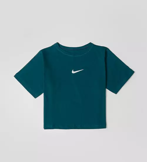 45655  کراپ Nike یقه گرد زنانه فری سایز ساده