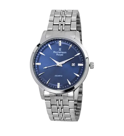 49652  ساعت مچی عقربه ای مردانه Romanson Royal