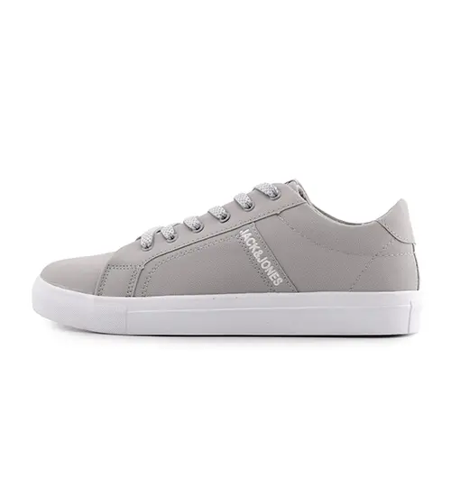 50738  کفش مردانه روزمره چرم مصنوعی طوسی سفید Jack & Jones