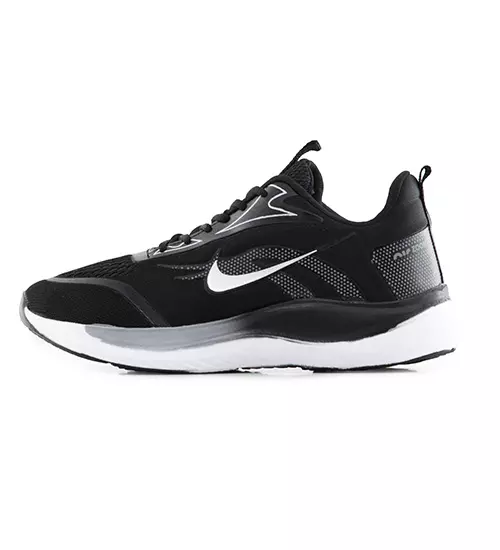 47804  کفش اسپرت Nike مردانه مشکی سفید بندی