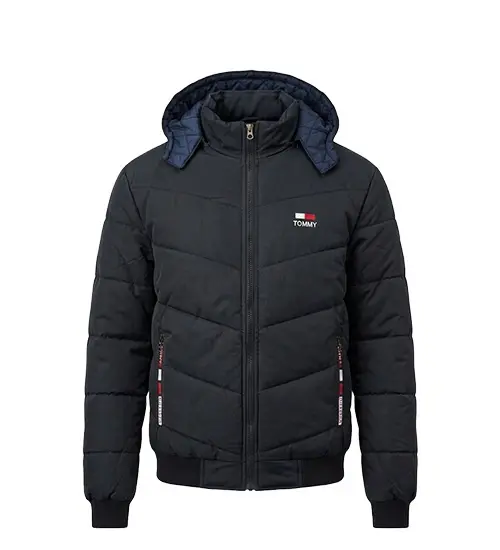 49590  کاپشن مموری مردانه طوسی فری سایز Tommy