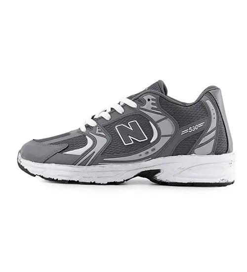 50716  کفش مردانه اسپرت چرم مصنوعی طوسی New Balance