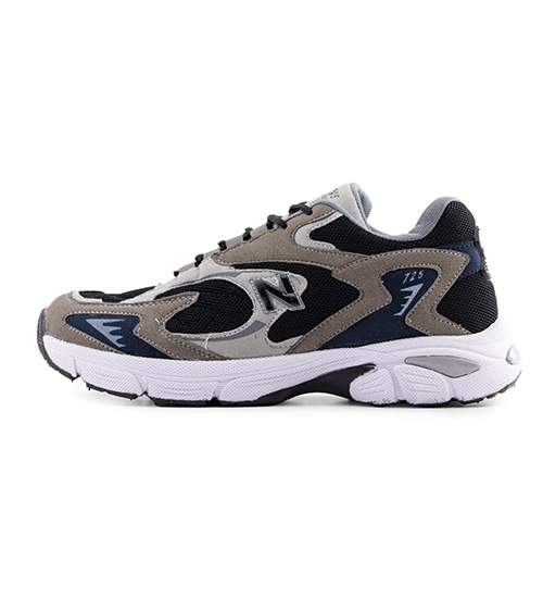 50681  کفش مردانه اسپرت چرم مصنوعی سرمه ای سفید New Balance
