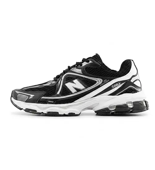 50721  کفش مردانه اسپرت چرم مصنوعی مشکی سفید New Balance