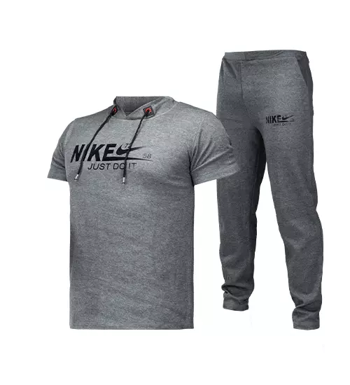 48211  ست مردانه تیشرت و شلوار Nike طرح دار