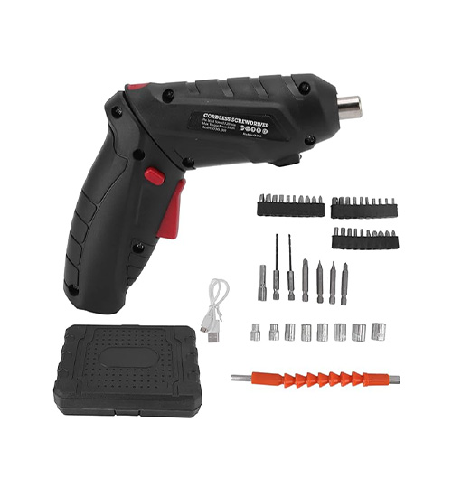 43765 مجموعه 47 عددی دریل پیچ گوشتی شارژی