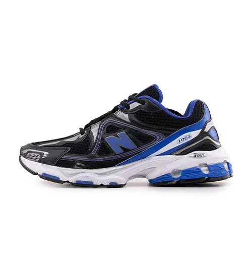50723  کفش مردانه اسپرت چرم مصنوعی مشکی آبی New Balance