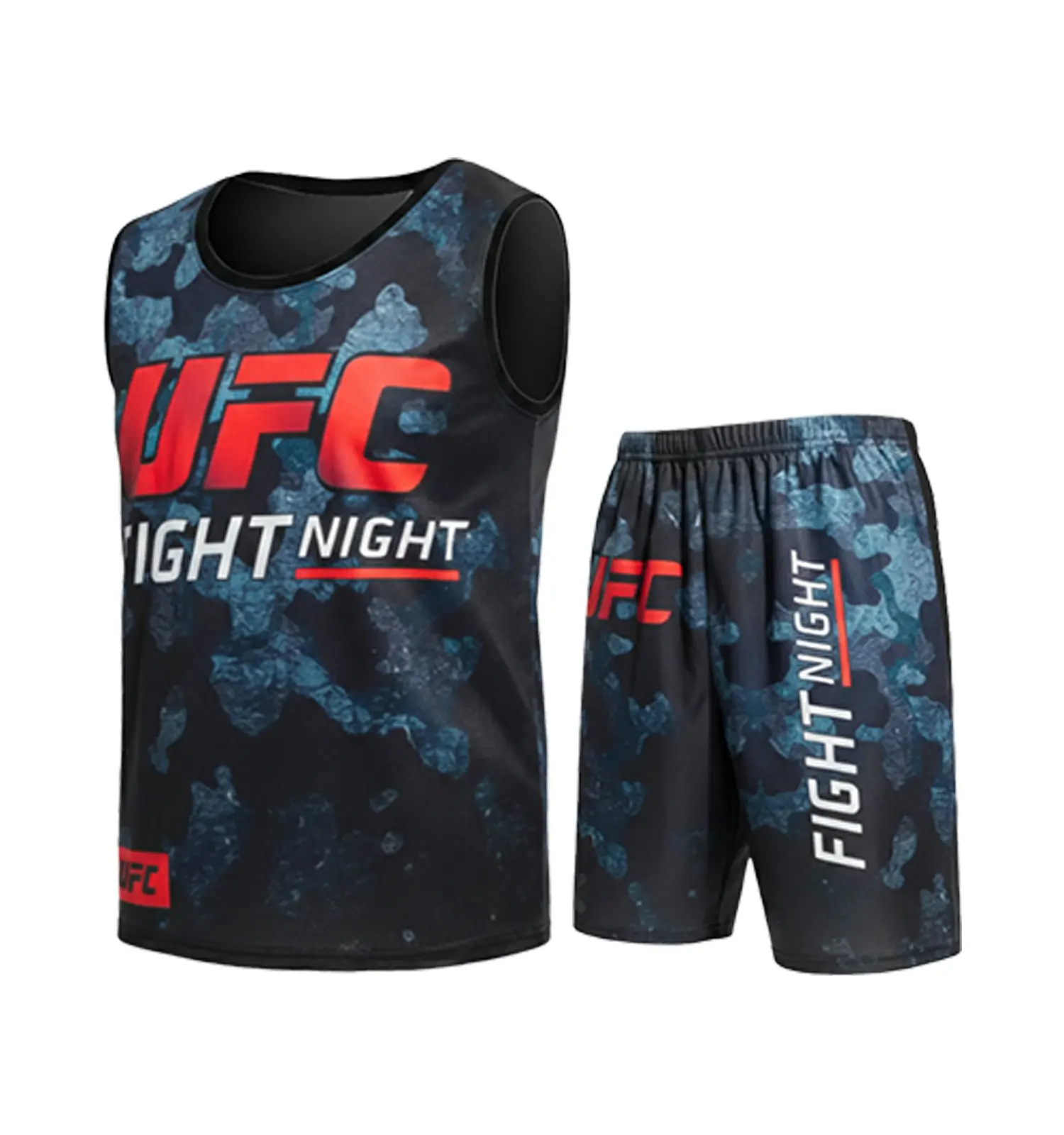 49511  ست رکابی و شلوارک مردانه Ufc یقه گرد