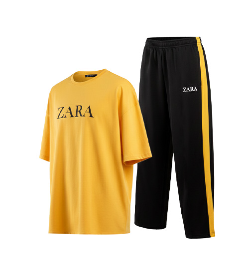 49452  ست مردانه تیشرت و شلوار لش Zara