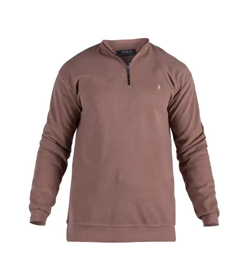 49140  بلوز سلانیک نیم زیپ مردانه یقه دار ساده