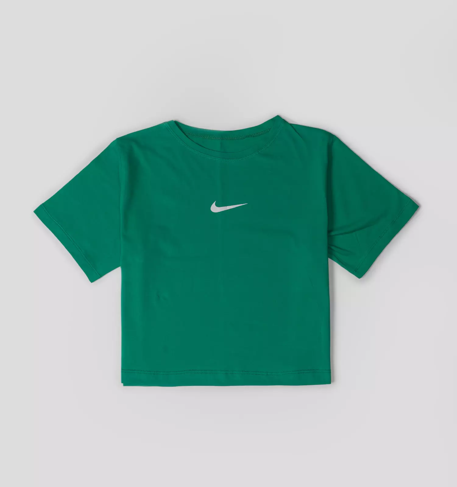 45697  کراپ Nike یقه گرد زنانه فری سایز ساده